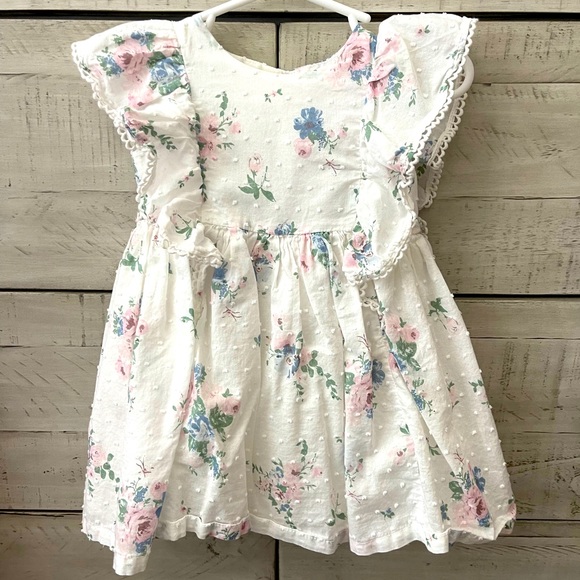 Floral Dress for Little Girl - Picture 1 of 7